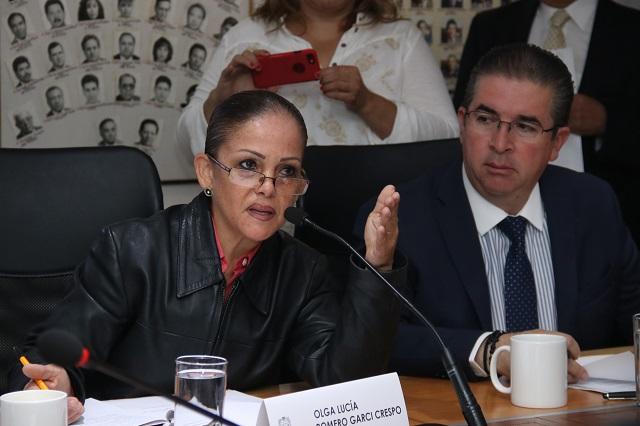 Comparecencia es una oportunidad para Claudia Rivera: Diputada