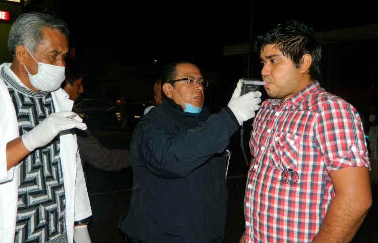 Implementan operativo alcoholímetro en Reserva Quetzalcóatl