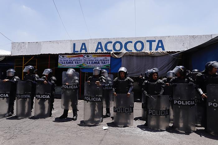 Policía y Ejército catean el mercado La Acocota