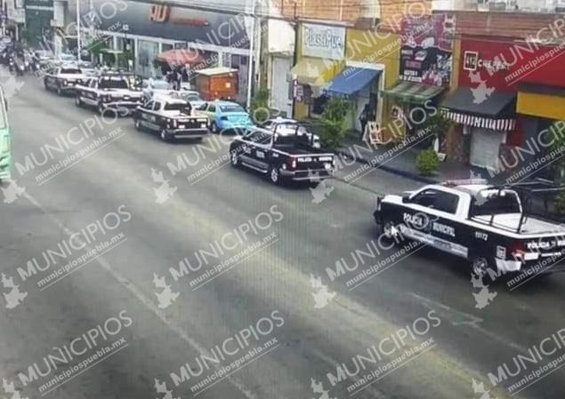 Con operativo invitan a la gente a quedarse en casa en Texmelucan