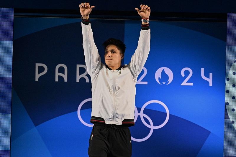 Histórico: Osmar Olvera se cuelga su segunda medalla en París 2024