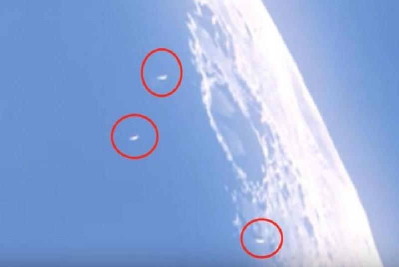 VIDEO Captan impresionantes ovnis en la Luna