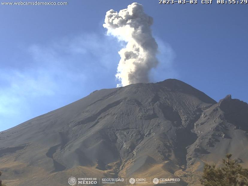 Población cercana al Popo tardaría 12 horas en evacuar: PC