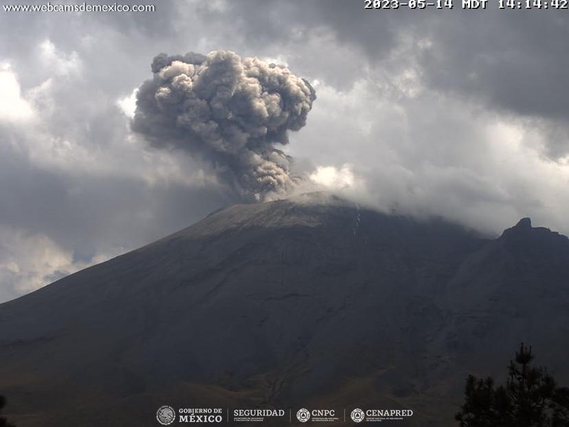 Pese a gran actividad del Popocatépetl, semáforo sigue en amarillo