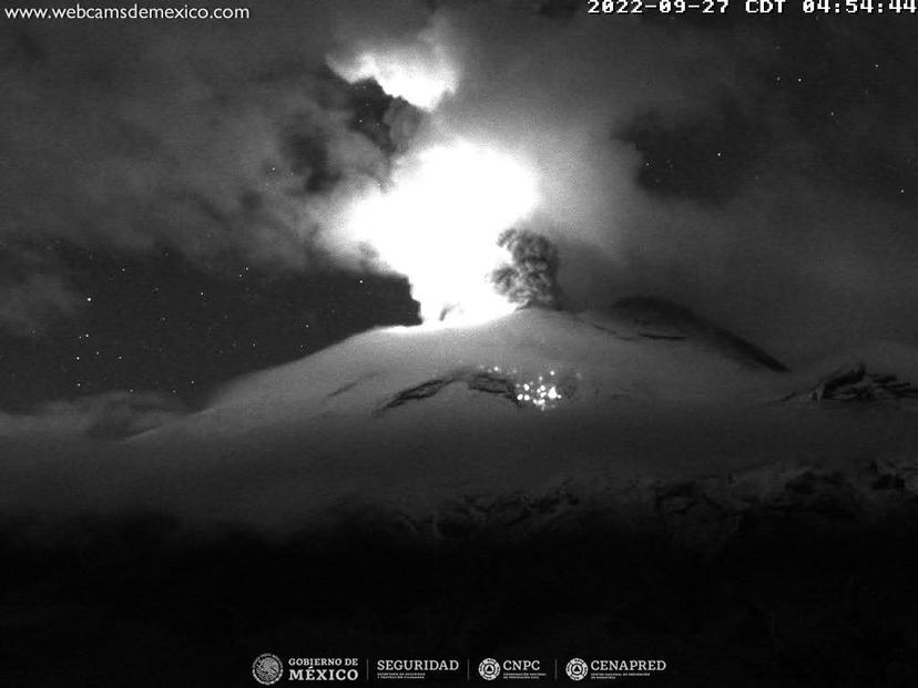 Popocatépetl aumenta actividad y registra 87 exhalaciones en 24 horas