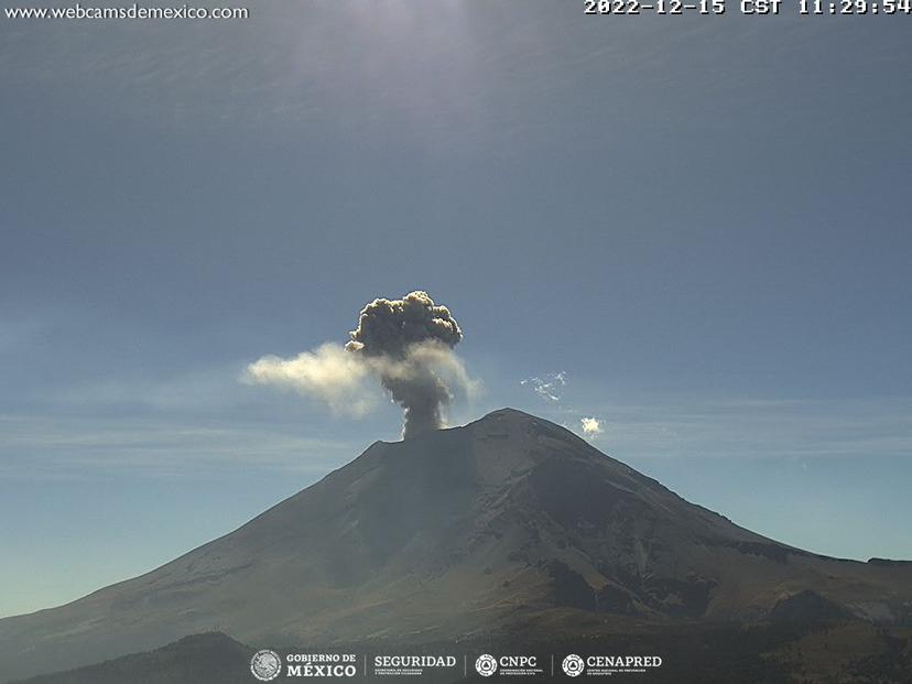 Popocatépetl baja actividad a 53 exhalaciones en 24 horas