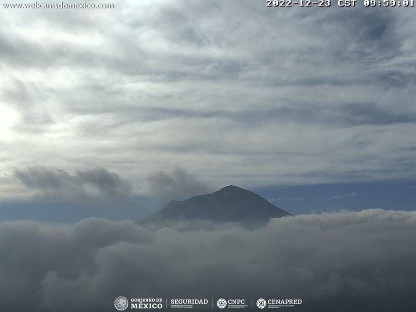 Detectan 176 exhalaciones en el Popocatépetl