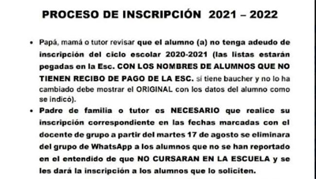 Cobro de cuotas escolares genera malestar en padres de familia en Texmelucan