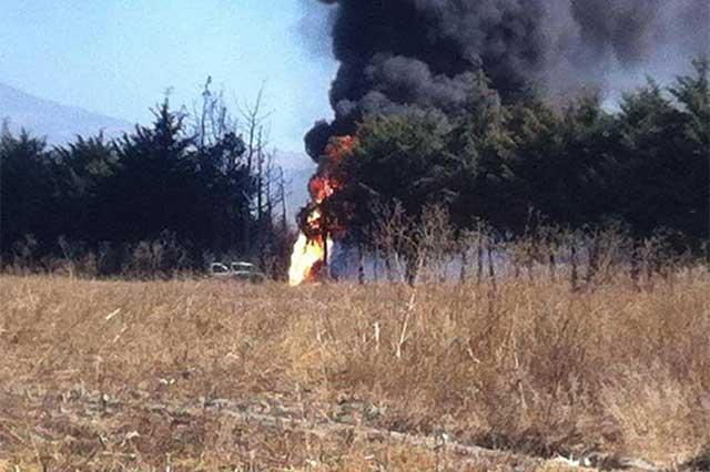 Explota ducto de Pemex en Palmar de Bravo por fuga tras ordeña