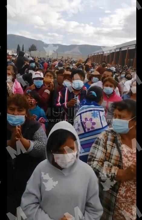 Palmarito se vuelca en apoyo a El Toñín, presunto huachicolero del Triángulo Rojo