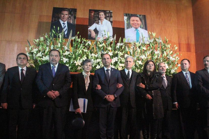 Realizan homenaje a Martha Erika y RMV en CEN del PAN