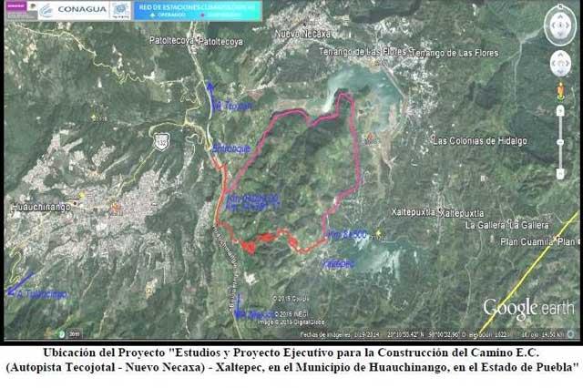 Estado planea carretera y puentes para proyecto turístico Necaxa