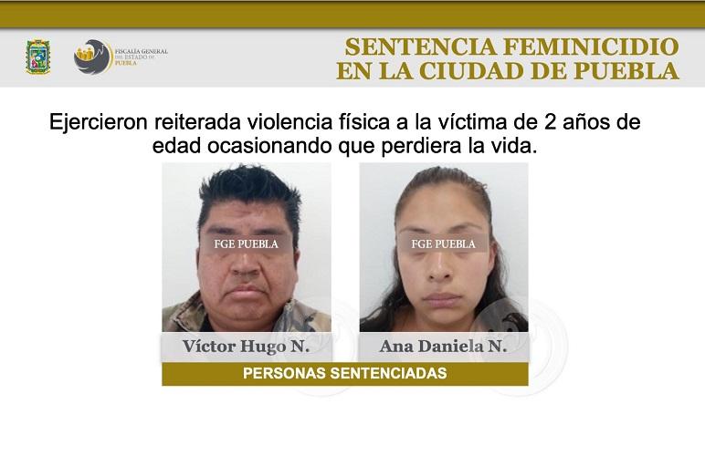 Culpables: Víctor y Ana Daniela mataron a su hija de 2 años a golpes