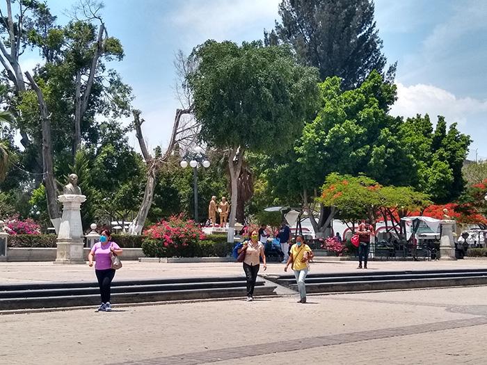 Cierran parque Juárez de Tehuacán completamente ante covid-19