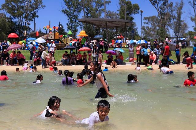 Adiós a la playa de Amalucan; será fuente y un mosaico de plantas