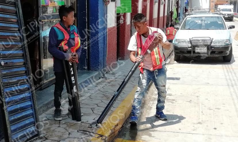 Retiran parquímetros de Zacapoaxtla