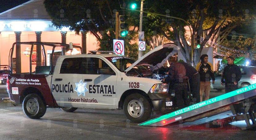 Otra patrulla involucrada en un choque en la capital poblana