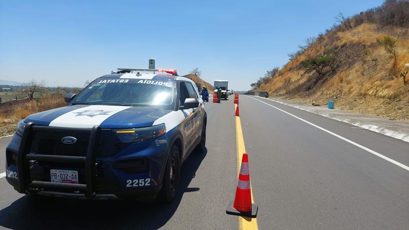 Falsa alarma en la autopista Siglo XXI sobre robo a autobús de pasajeros