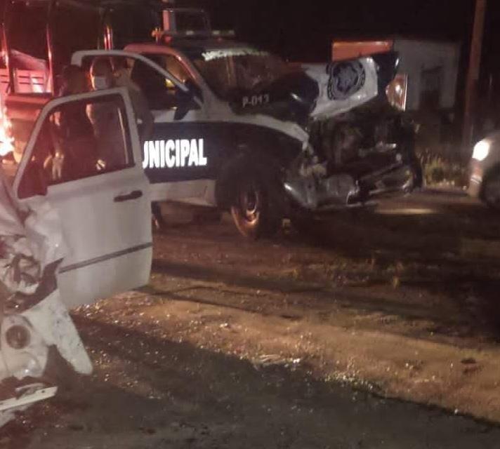 En caso de ser responsables sancionarán a uniformados por chocar patrulla en Acatzingo