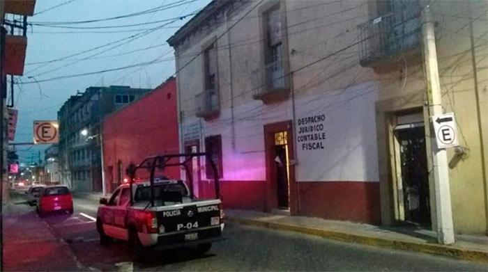 Roban oficinas en pleno centro de Atlixco