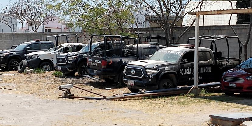 Hay 15 patrullas descompuestas en Seguridad Pública de Tehuacán