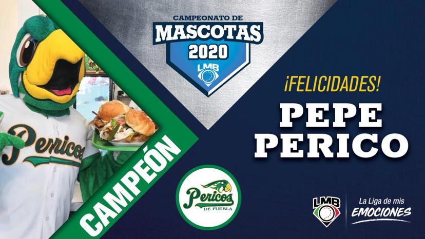 Gana Pepe Perico final de mascotas de la Liga Mexicana de Beisbol