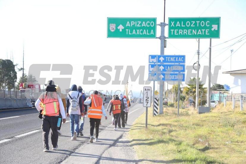 Atropellan a pareja de peregrinos en la México-Veracruz