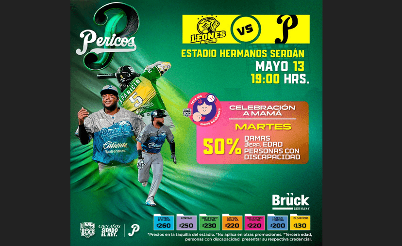 Habrá Homenaje a Mamá en el "Nido Verde", previo al juego ante Yucatán
