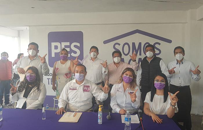 El PES suma ex presidentes auxiliares de Texmelucan  a sus filas