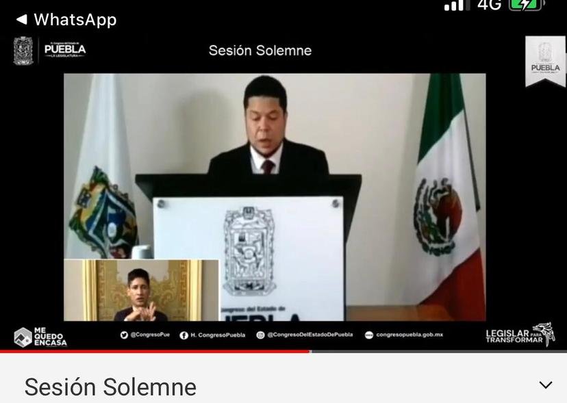 Asegura Biestro que Congreso de Puebla es el más productivo y austero