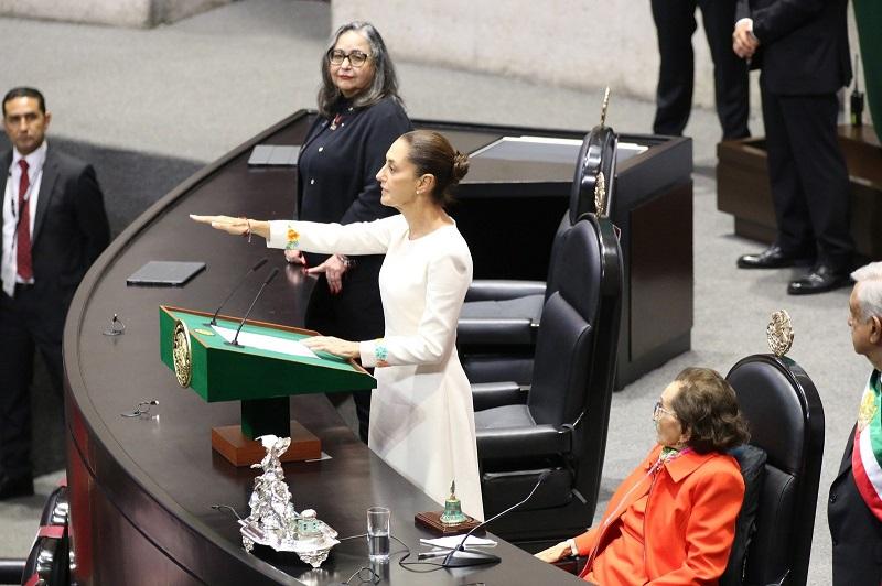 Ejercicio democrático, asistencia del Pleno a investidura de Sheinbaum: SCJN