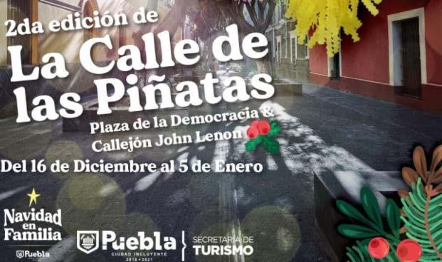 Turismo municipal de Puebla invita a disfrutar actividades navideñas en línea 