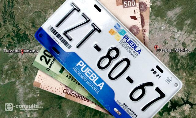 Por solidaridad con Barbosa paguen placas en Puebla