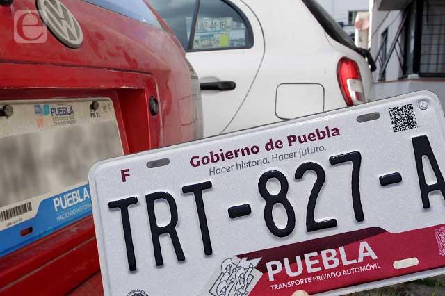 El canje de placas se mantendrá en 965 pesos para el 2022