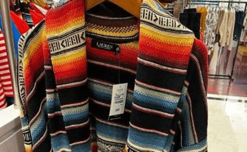 La marca Ralph Lauren comete plagio con creaciones de Contla, Tlaxcala