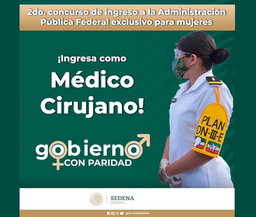 Ofrece Sedena vacantes con salarios de hasta 20 mil pesos a mujeres