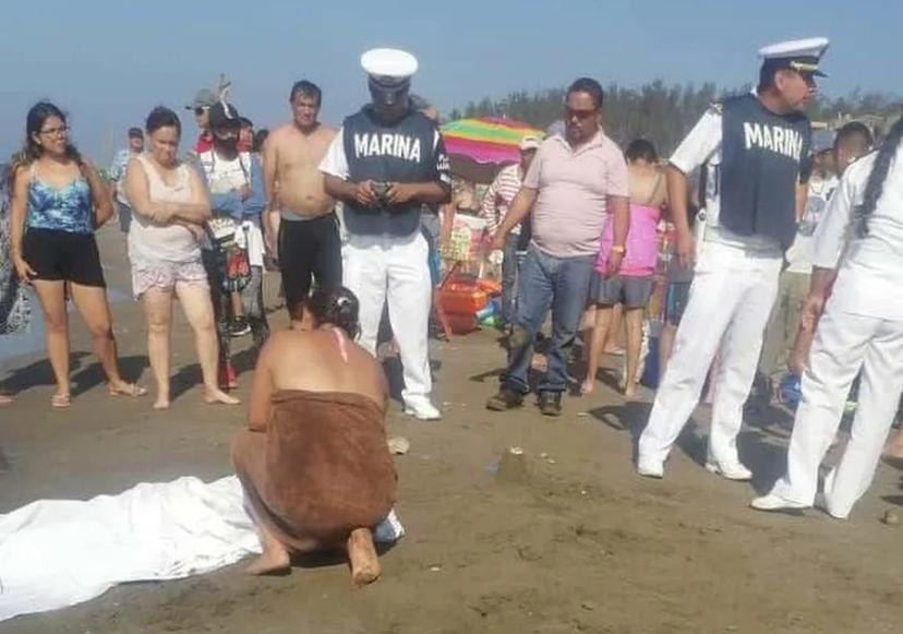 Turista poblano murió ahogado en playa de Veracruz