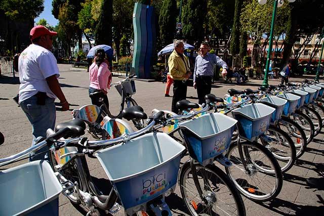 Participa Ayuntamiento de Puebla en el Día Poblano sin Coche