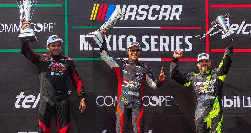 Xavi Razo obtiene su décimo triunfo en NASCAR México