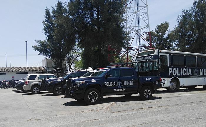 VIDEO Sustituyen a tres mandos de seguridad en Tehuacán