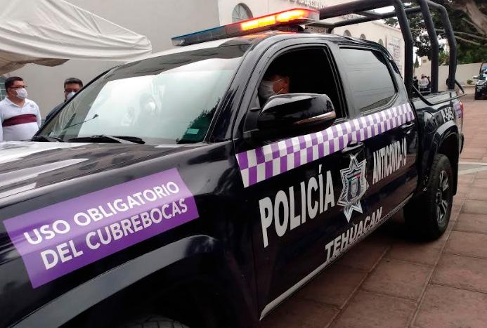 Alertan por supuesto brote de covid en Seguridad Pública de Tehuacán