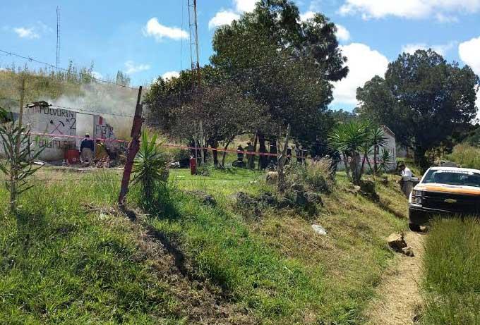 Explota polvorín en el Cerro Zapotecas; hay 4 muertos