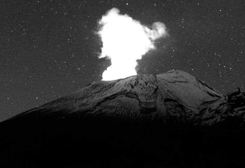 Popocatépetl registra 102 exhalaciones en 24 horas