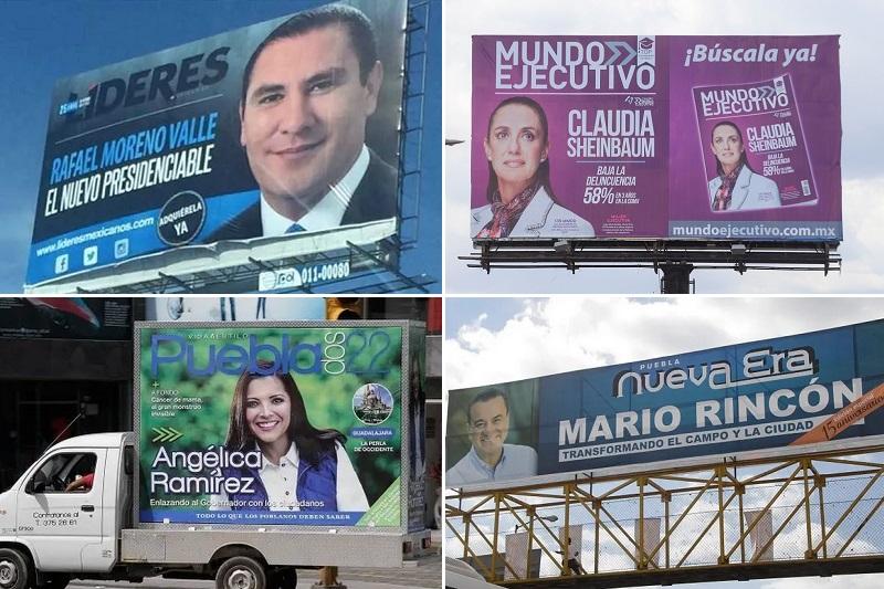 ¿No son iguales? priístas, panistas o morenistas torean ley con promoción