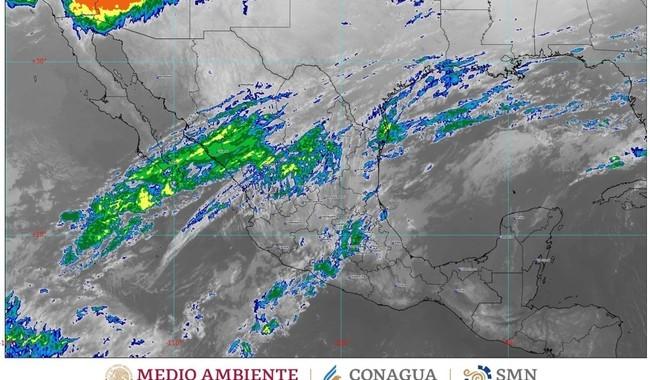 Para esta noche se pronostican lluvias fuertes en zonas de Puebla y Veracruz