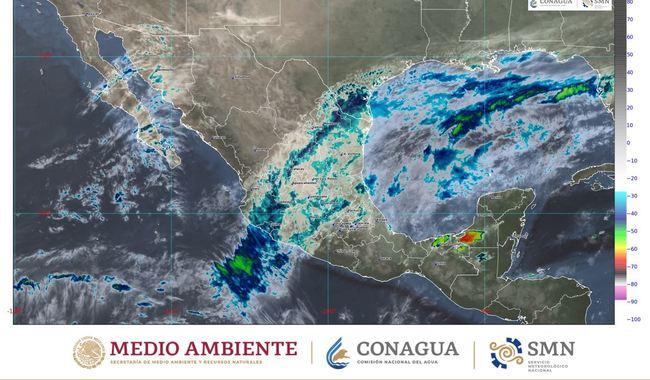 Esta noche habrá lluvias fuertes en Puebla y Quintana Roo