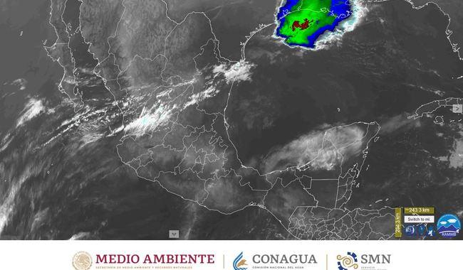 Pronostican lluvias muy fuertes en Nuevo León, Puebla, San Luis Potosí, Tamaulipas y Veracruz