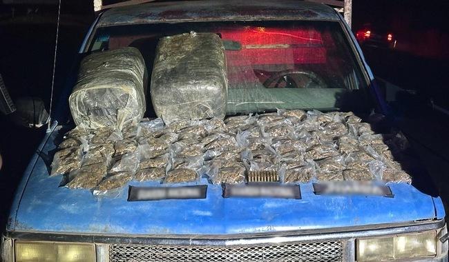 En Nayarit aseguran 25 kilos de marihuana, cartuchos útiles y huachicol