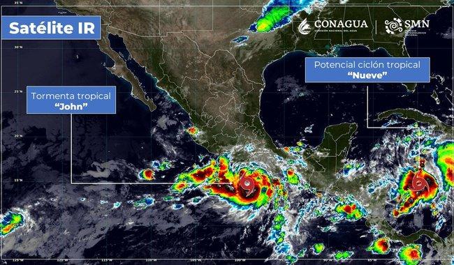 Necesario extremar precauciones ante tormenta tropical John