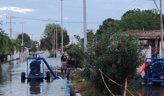 Apoya Conagua a población de Veracruz, Tamaulipas, Quintana Roo y Campeche